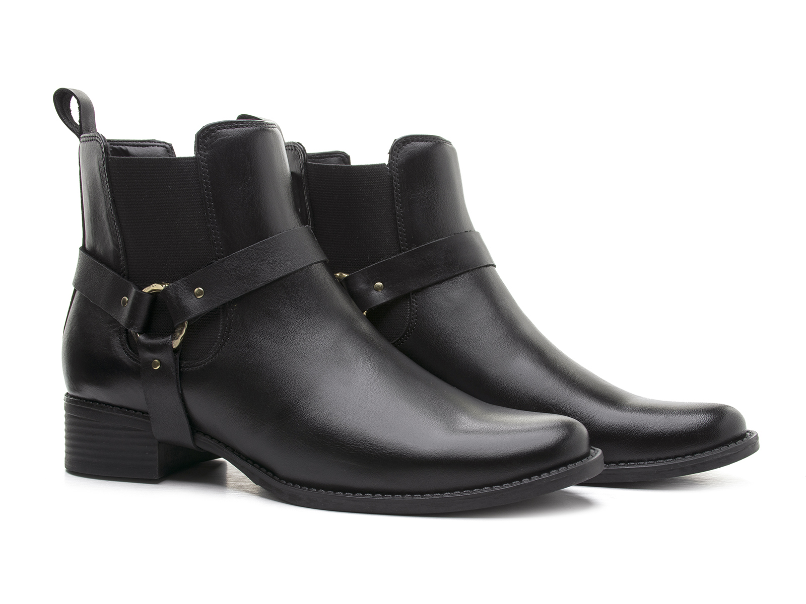 ES05-1SF00 SOFT CROMO PRETO SOLA BOTA ESTRELA PRETO