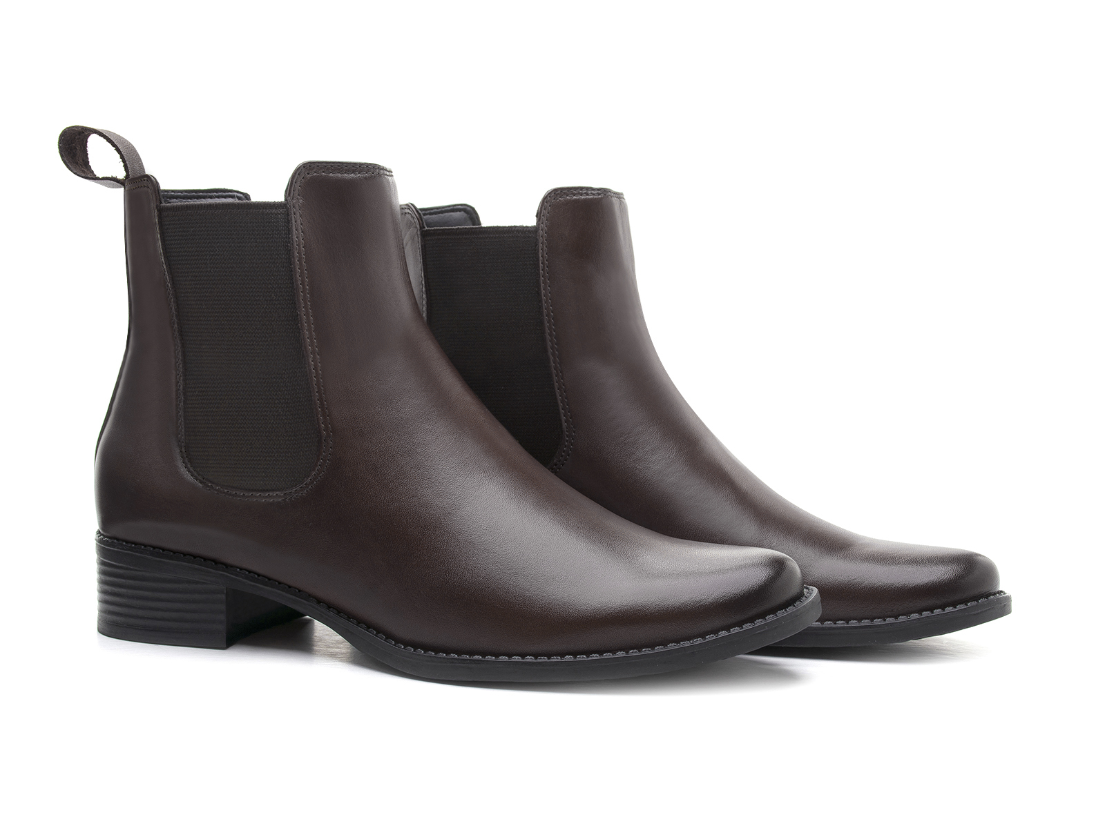 ES06-1SF01 SOFT CROMO CAFE SOLA BOTA ESTRELA PRETO