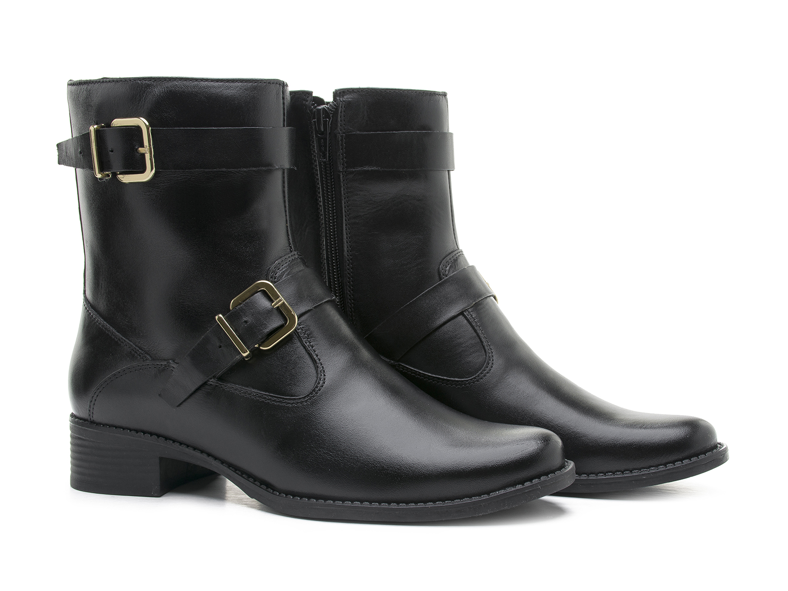 ES15-1SF00 SOFT CROMO PRETO SOLA BOTA ESTRELA PRETO